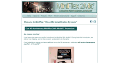 Desktop Screenshot of miniflexmic.com